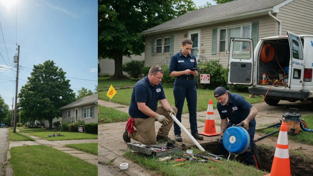 Sewer Line Repair in Flagtown, NJ near me